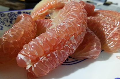 海都井酒中国红青皮蜜柚
